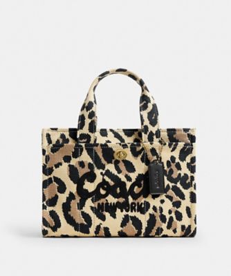 新品COACHカーゴトート・レオパード プリント　ラージサイズ カーゴ トート 26・レオパード プリント | COACH/コーチ